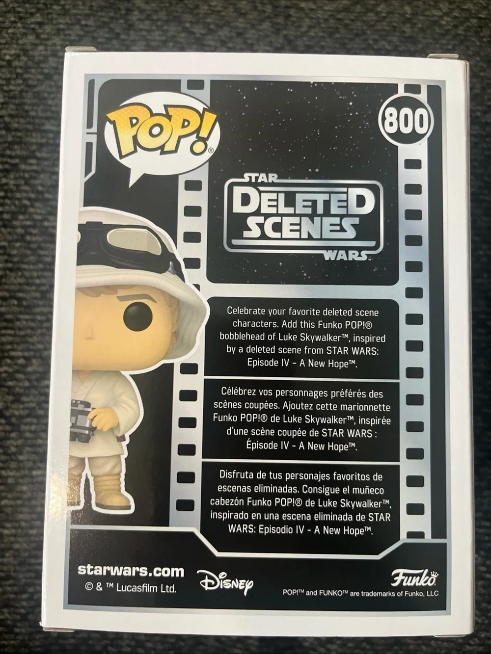 Funko Pop! Star Wars Luke Skywalker #800 Deleted Scenes Target Exclusive